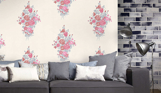 Обои в интерьере артикул Loft 25 020, Loft 33 012, Loft, Milassa Обои в интерьере артикул Loft 25 020, Loft 33 012, Loft, Milassa